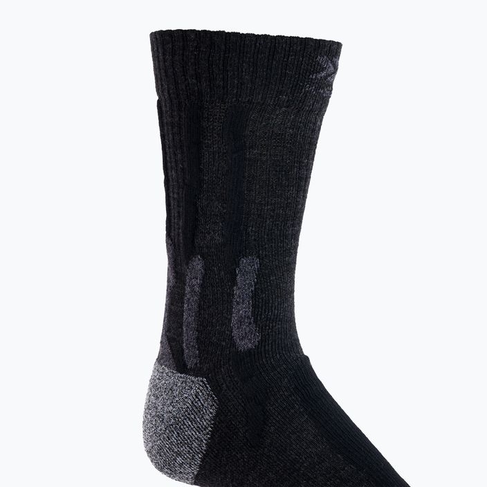 Férfi trekking zokni X-Socks Trek Silver fekete-szürke TS07S19U-B010 4