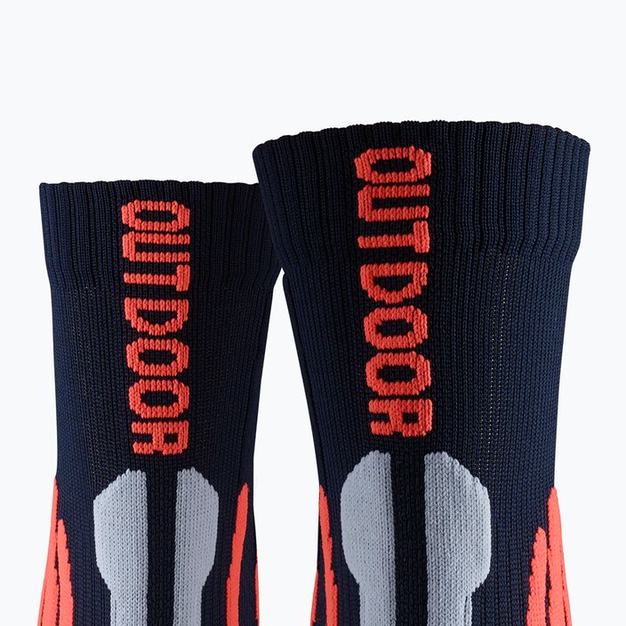 X-Socks Trek Outdoor trekking zokni éjkék/kurkuma narancssárga 6