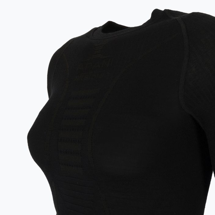 Női termál póló X-Bionic Apani 4.0 Merino fekete APWT06W19W 3