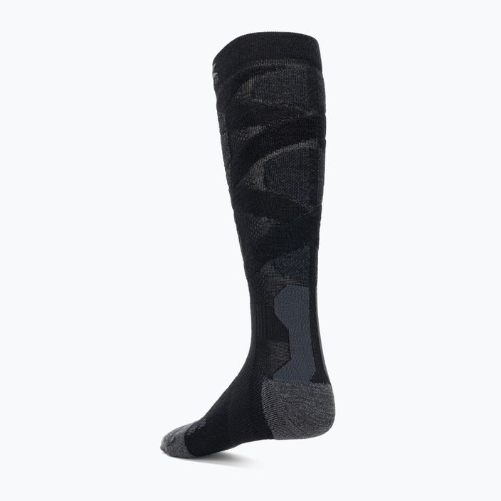 X-Socks Ski Silk Merino 4.0 fekete/sötét szürke melange zokni 2