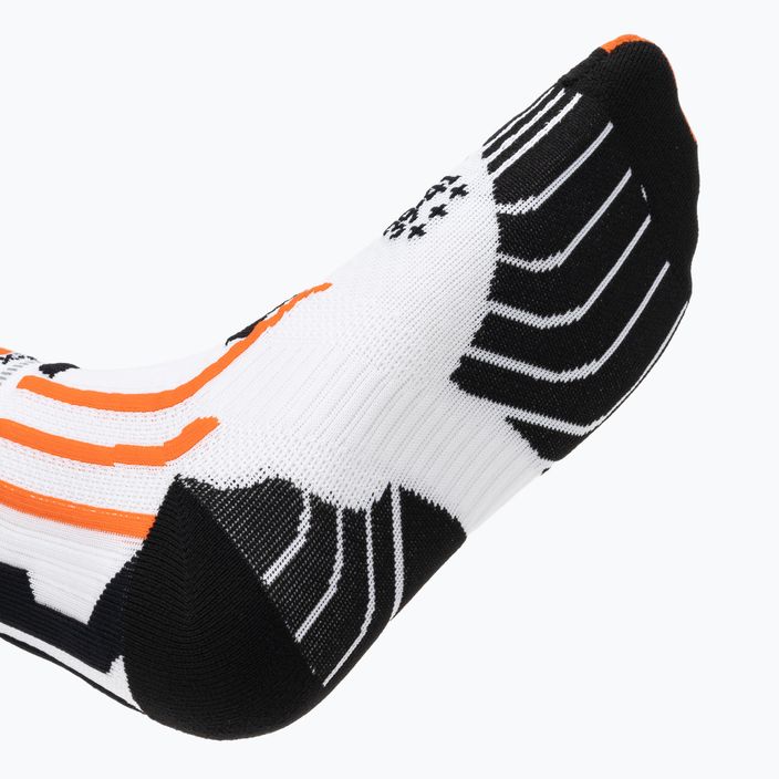 Férfi X-Socks Run Speed Two 4.0 futó zokni arctic white/trick orange 3