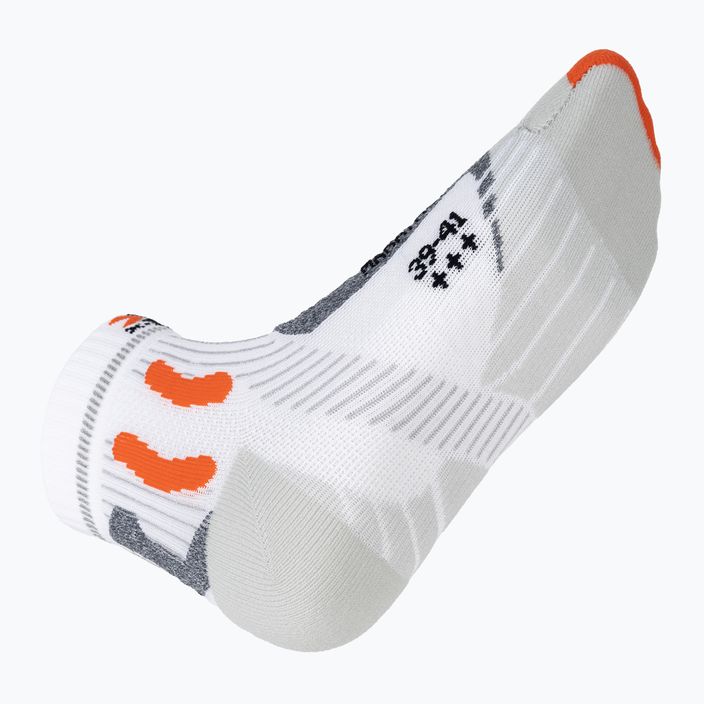Férfi X-Socks Marathon Energy 4.0 futó zokni arctic white/trick orange 6