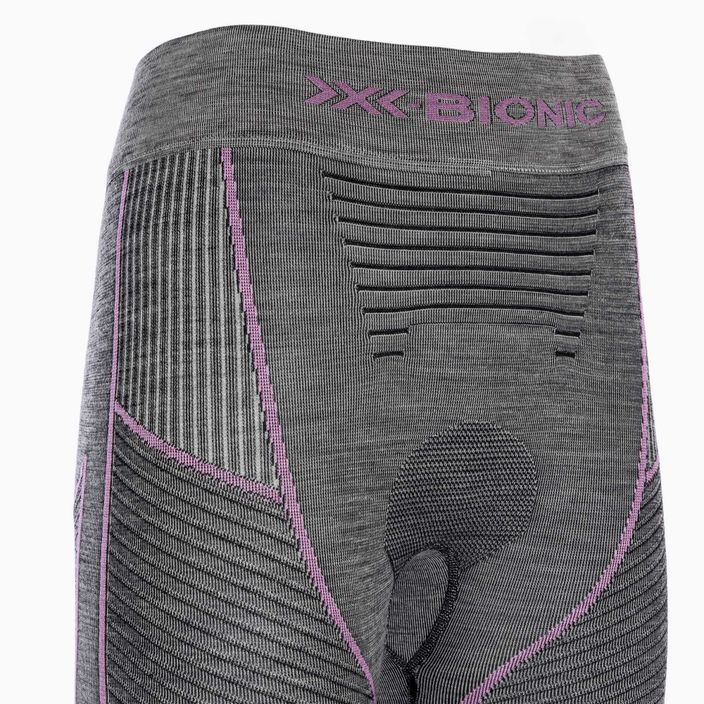 Női termoaktív nadrág X-Bionic Merino fekete/szürke/magnólia 3