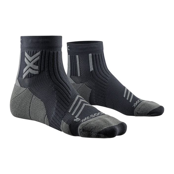 Férfi futó zokni X-Socks Run Expert Ankle black/charcoal 2