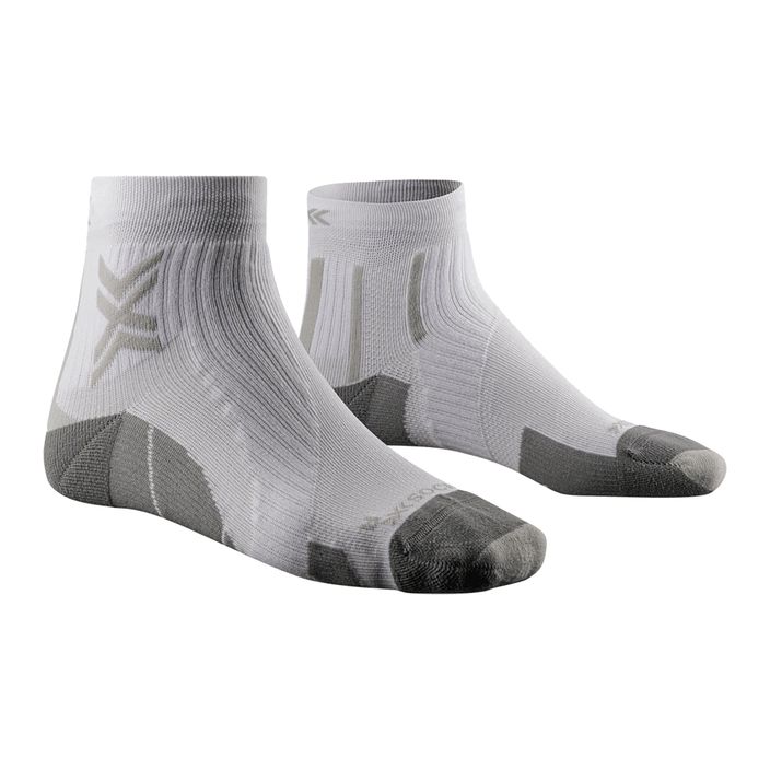 Férfi futó zokni X-Socks Run Perform Ankle arctic white/pearl grey 2