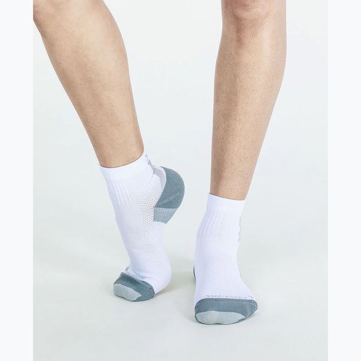 Férfi futó zokni X-Socks Run Discover Ankle arctic white/pearl grey 3