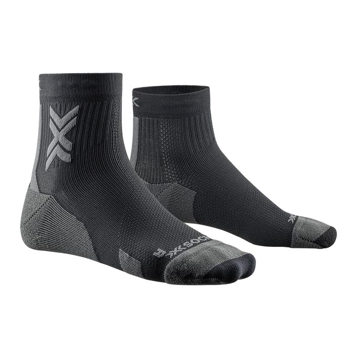 Férfi futó zokni X-Socks Run Discover Ankle black/charcoal 2