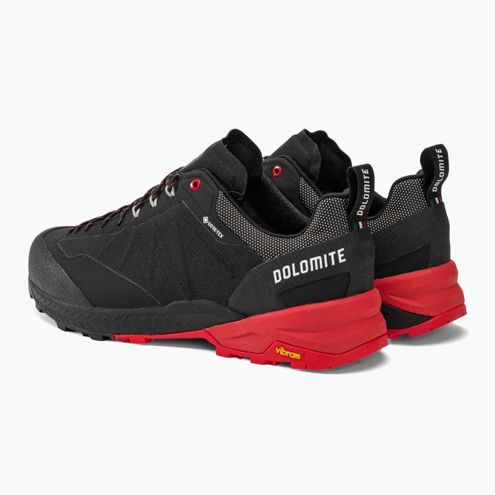 Férfi Dolomite Crodarossa Tech GTX közelítő cipő fekete 296271 3