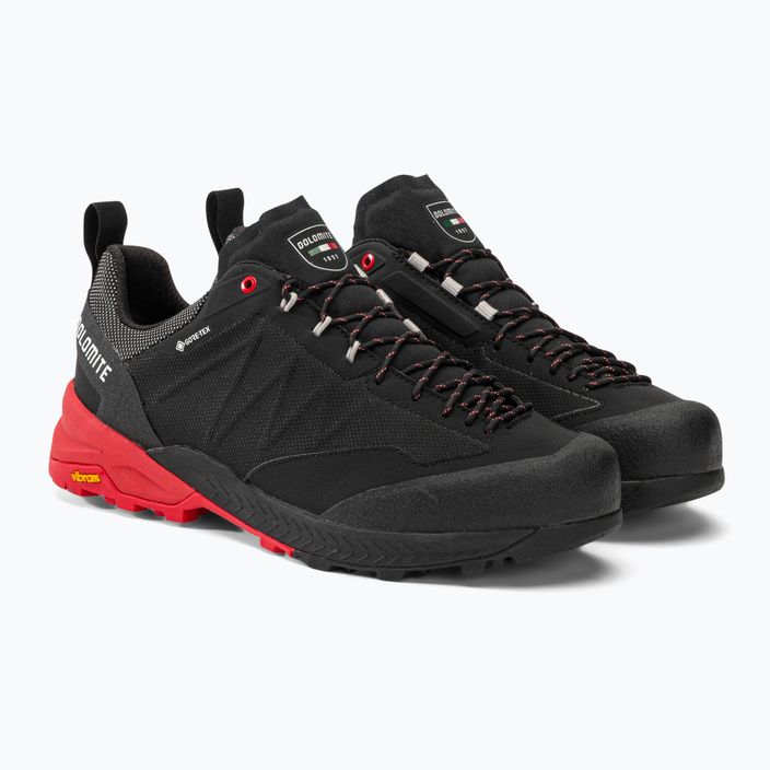 Férfi Dolomite Crodarossa Tech GTX közelítő cipő fekete 296271 4