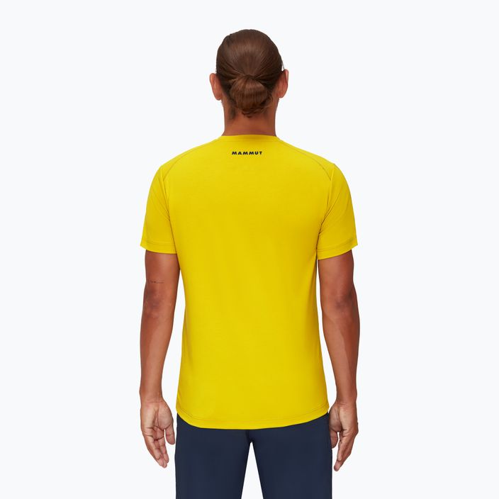 Férfi túrázó póló MAMMUT Trovat sárga 3