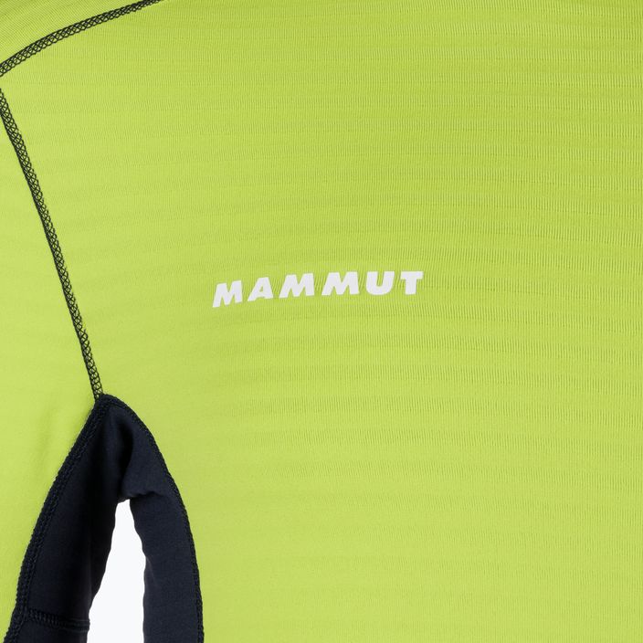 Férfi MAMMUT Taiss Light ML kapucnis fleece pulóver zöld/zöld 6