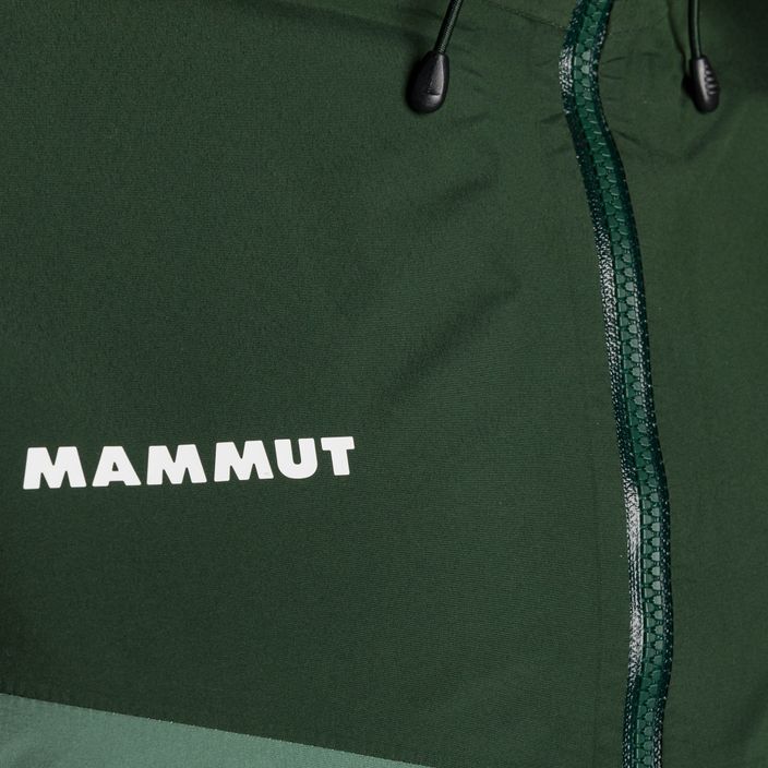 Mammut Convey Tour HS kapucnis férfi esőkabát zöld 3