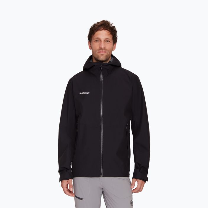 Mammut Alto Light HS black férfi esőkabát