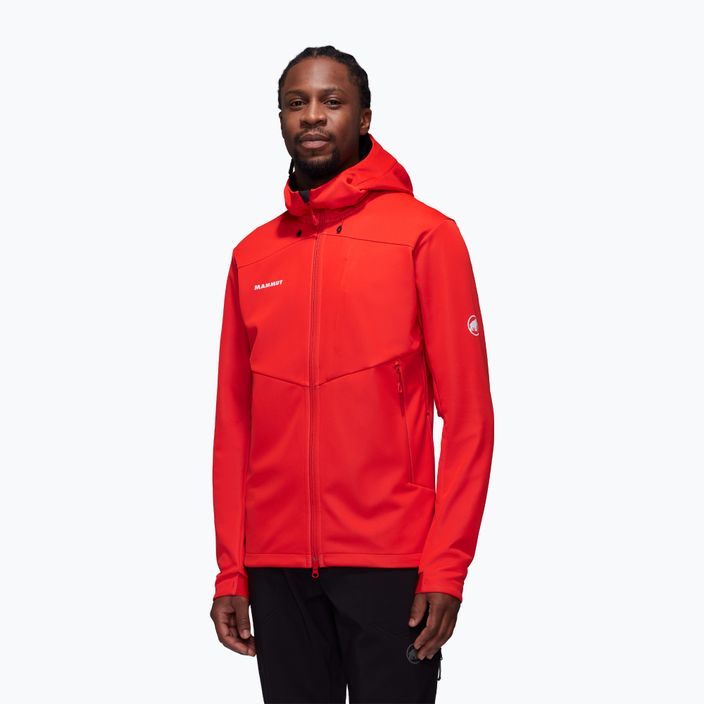 Férfi softshell dzseki Mammut Ultimate VII SO mammut red