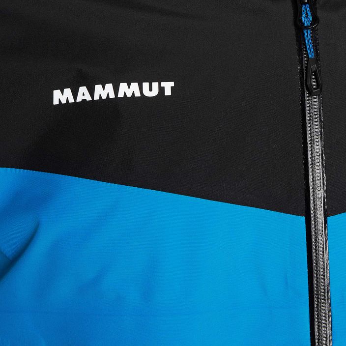 Mammut Convey Tour HS férfi esőkabát gleccserkék/fekete 3