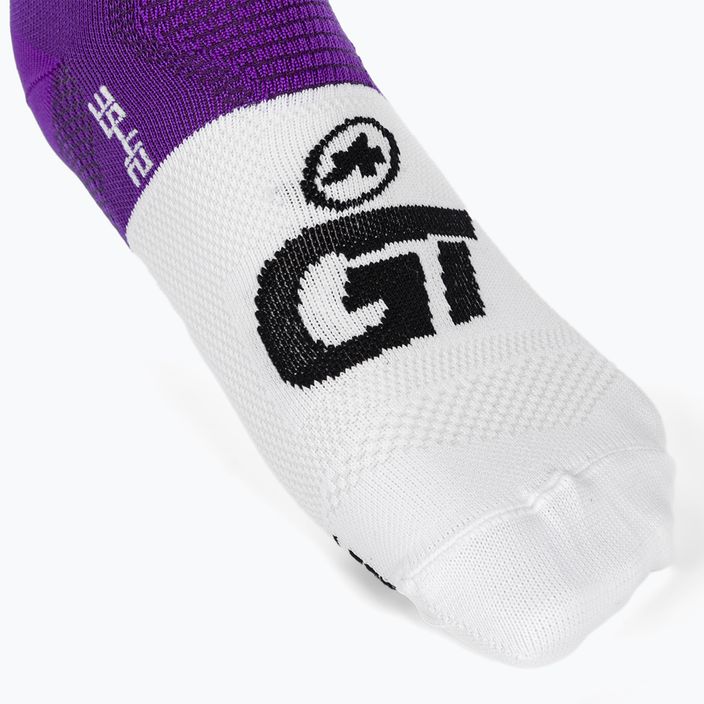 kerékpáros zokni ASSOS GT C2 ultra violet 3