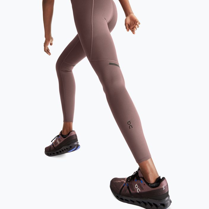 Női futó leggings On Running Performance Téli szőlő 5