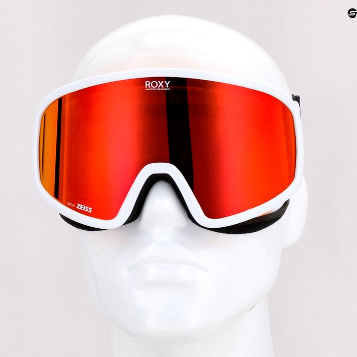 Női snowboard szemüveg ROXY Feenity Color Luxe 2021 bright white/sonar ml revo red 8