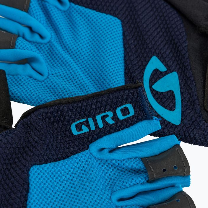 Férfi kerékpáros kesztyű Giro Bravo Gel kék 4