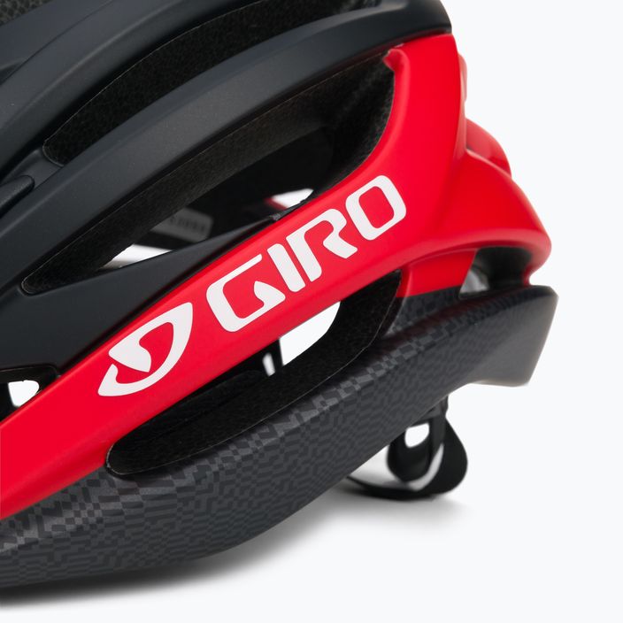 Giro Syntax kerékpáros sisak fekete-piros GR-7099697 7