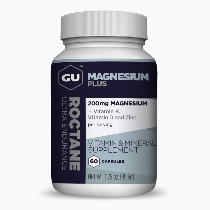 Magnézium GU Magnesium Plus Capsules 60 kapszula