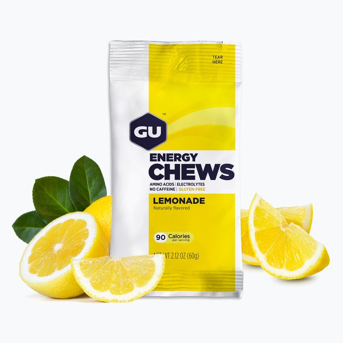 Energiazselék GU Energy Chews 54 g lemonade 2