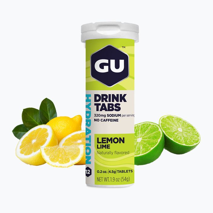 Hidratáló tabletták GU Hydration Drink Tabs lemon/lime 12 tabletta 2