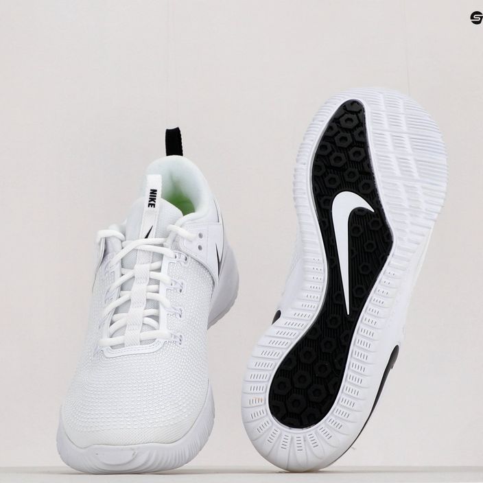 Férfi röplabdacipő Nike Air Zoom Hyperace 2 fehér és fekete AR5281-101 10