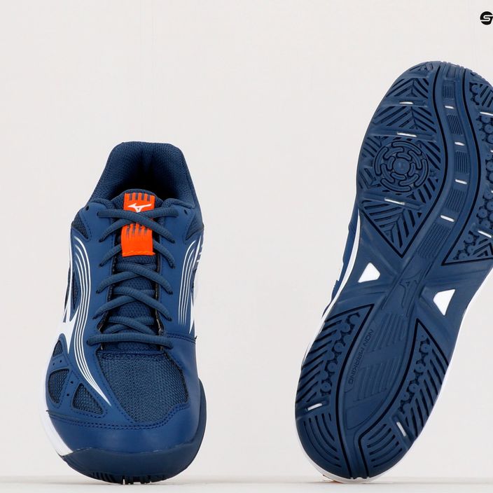 Mizuno Cyclone Speed 3 kék-fehér röplabda cipő V1GA218021 14