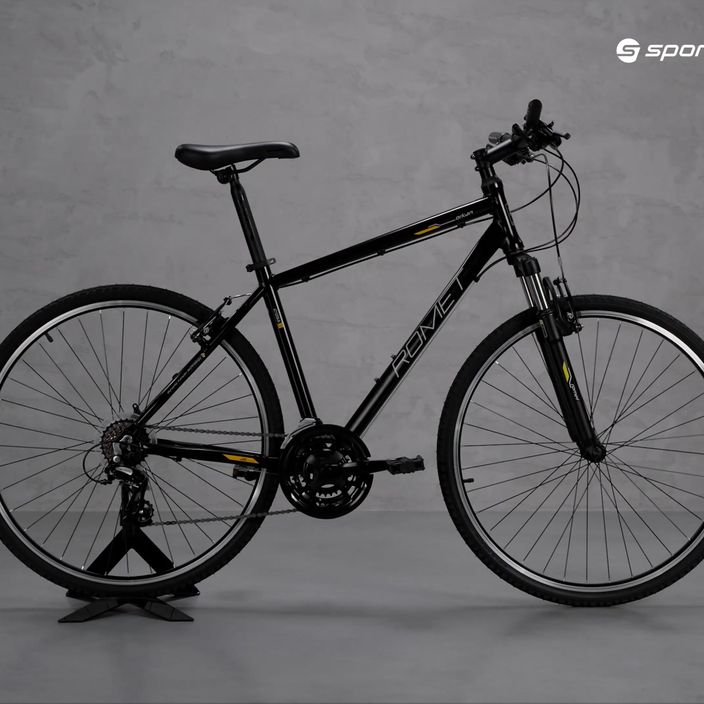 Fitness kerékpár Romet Orkan M fekete-arany 17