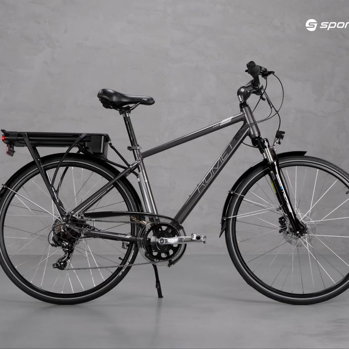 Romet Wagant RM 1 elektromos kerékpár szürke R22B-ELE-28-19-P-669 21