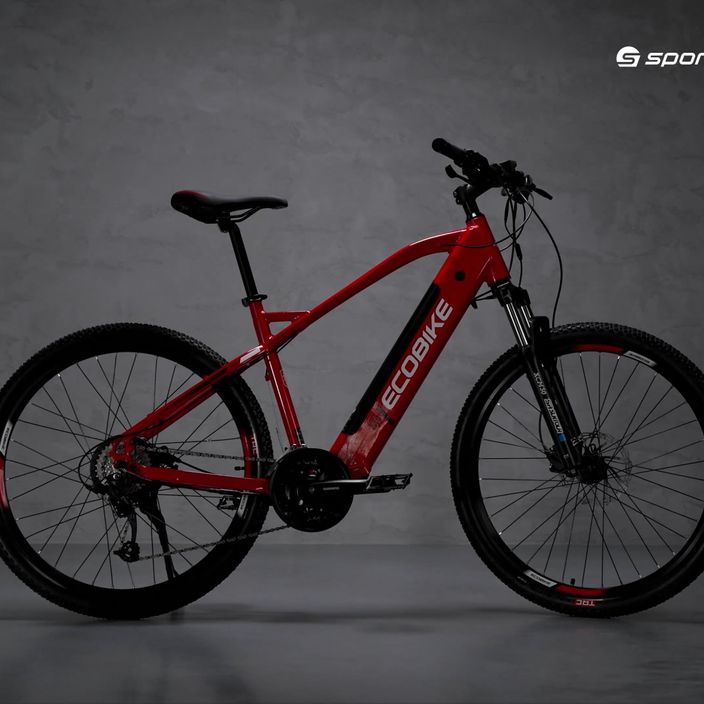 Ecobike SX4 LG elektromos kerékpár 17.5Ah piros 1010402 26