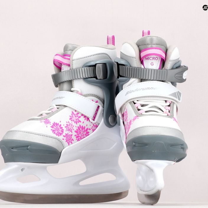 Bladerunner Micro Ice G gyermek korcsolya fehér és rózsaszín 15