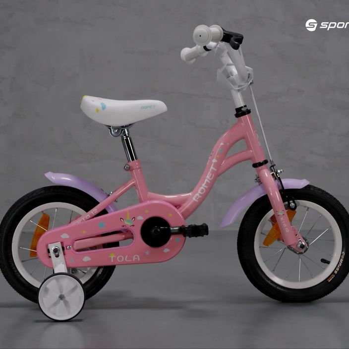 Gyermek kerékpár Romet Tola 12 rózsaszín 2216633 7