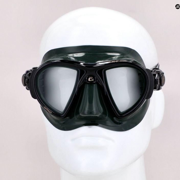 Cressi Nano snorkeling maszk fekete DS369850 8