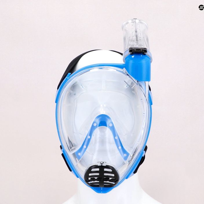 Cressi Baron teljes arcú gyermek snorkel maszk kék XDT0360020 7