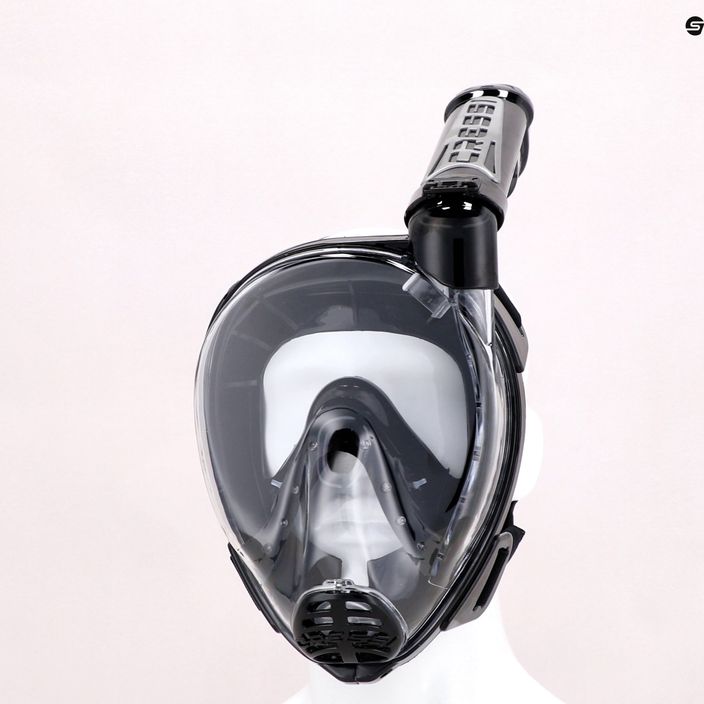 Cressi Duke Dry teljes arcú maszk snorkelinghez fekete XDT005050 10