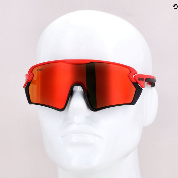 Kerékpáros szemüveg UVEX Sportstyle 231 piros/fekete S5320653216 7