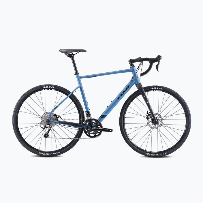 Fuji Jari 2.1 matt denim kék gravel kerékpár 6