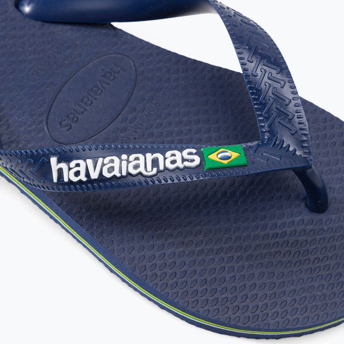 Havaianas Brasil Logo tengerészkék flip flop H4110850 7