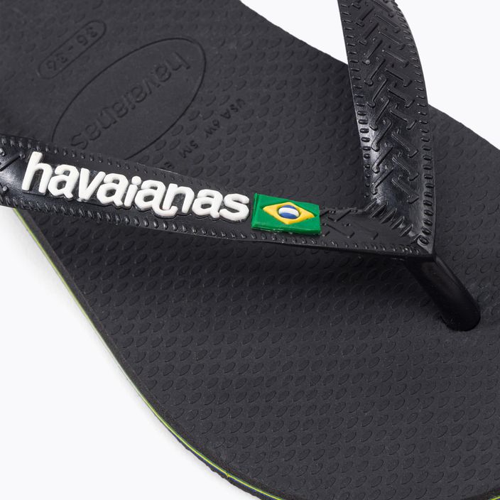 Havaianas Brasil Logo flip flop fekete H4110850 7