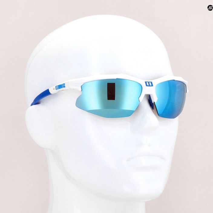 Bliz Hybrid kerékpáros szemüveg fehér-kék 52806-03 6