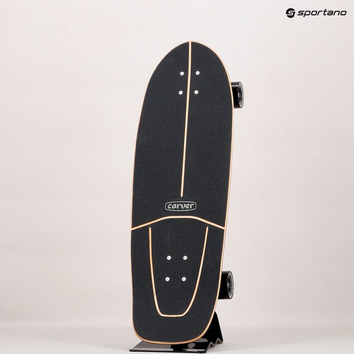 Surfskate gördeszka Carver CX Raw 31.25" Super Slab 2021 Complete fekete/sárga C1012011099 9