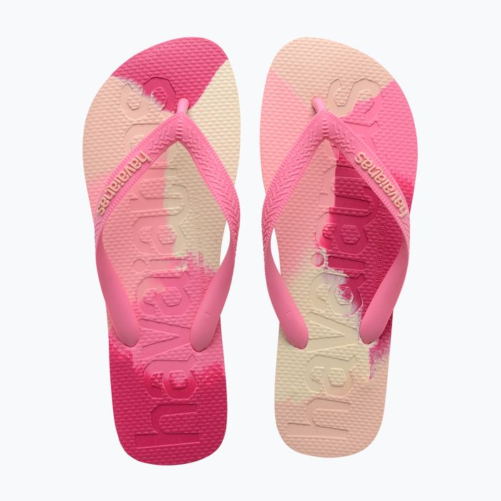 Havaianas Top Logomania Colors II crystal rose flip-flop papucs 10