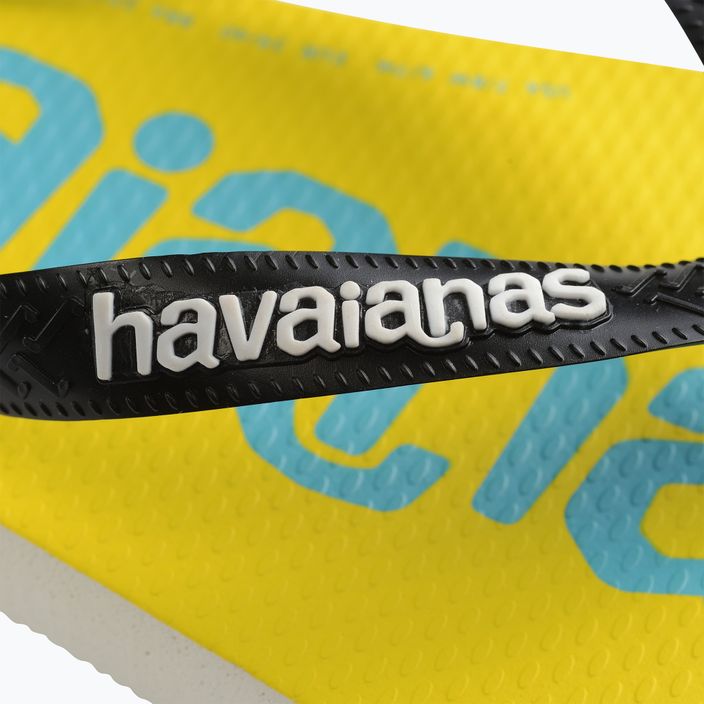 Havaianas Top Logomania 2 white / black flip-flop papucs 5