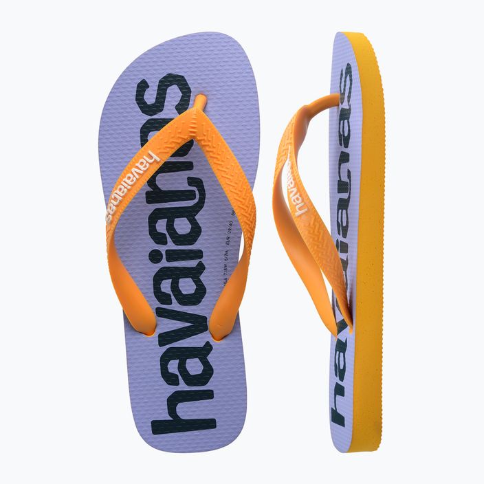 Havaianas Top Logomania 2 pop yellow flip-flop papucs 4