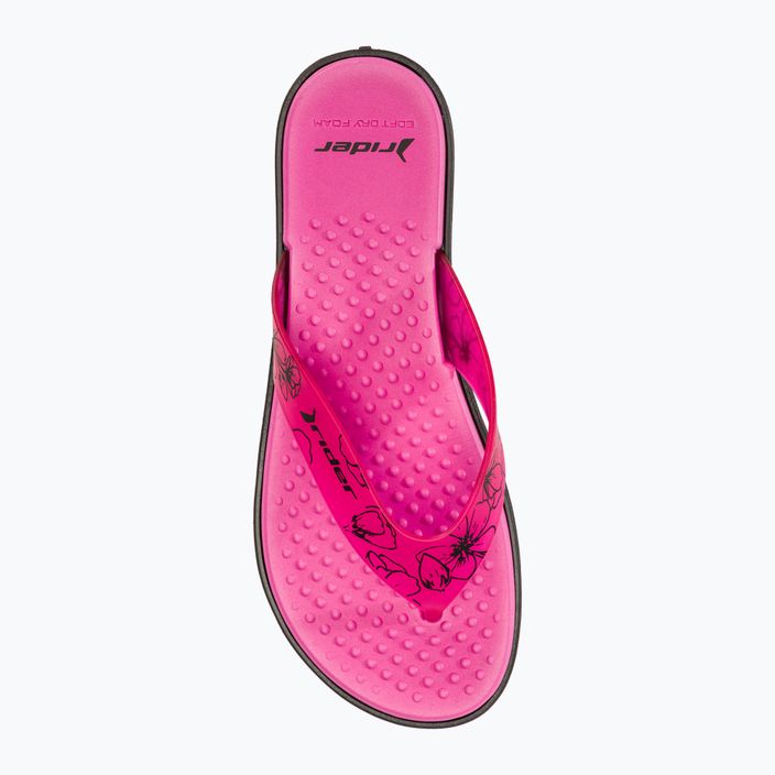 RIDER Aqua V black/pink női flip-flop papucs 5