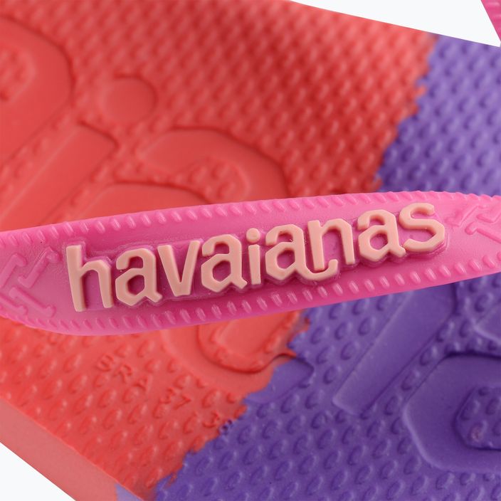 Havaianas Top Logomania Colors II pink flux flip-flop papucs 13