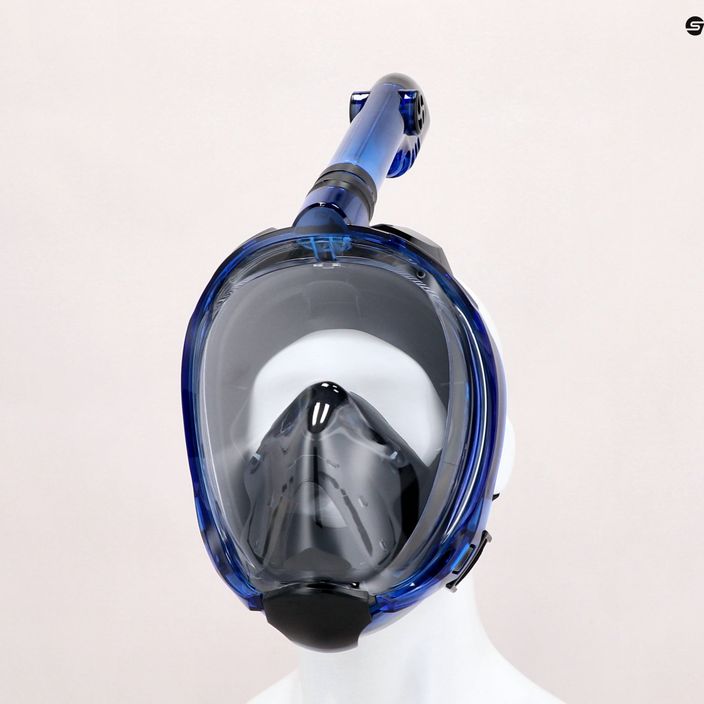 AQUASTIC kék snorkeling szett Fullface Maszk + Uszony SMFA-01SN 18