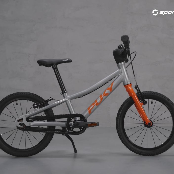 PUKY LS Pro 16 ezüst-narancs kerékpár 4420 9